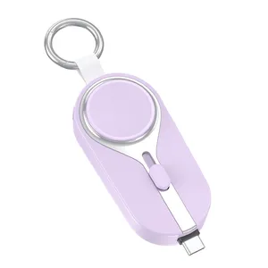 Wholesale Multifunction Keychain Emergency Power Bank 4-in-1 Expansion Connector Wireless Charging For Mobile & Watch