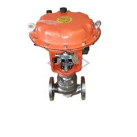 Vanne automatique pneumatique pour gaz comprimé DN50 Pn40 personnalisable OEM, vanne de régulation de vapeur haute température