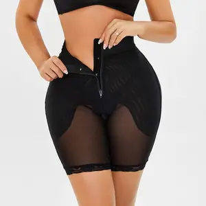 Taille haute minceur Corset coussinets de hanche pour les femmes contrôle du ventre sous-vêtements rembourré bout à bout corps culotte shapewear femmes
