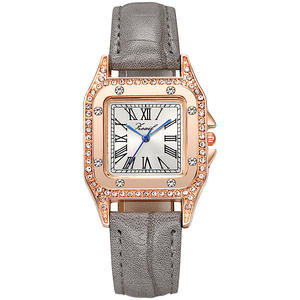Reloj de pulsera cuadrado de lujo para mujer, elegante y de alta gama, reloj de cuarzo moderno. - Product Image 5