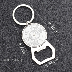 <strong>Custom</strong> <strong>Key</strong> Rings 50 Years Perpetual Calendar Keychain <strong>Custom</strong> Metal <strong>Key</strong> Chain Bottle Opener Keychain - Product Image 6