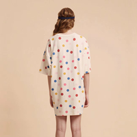 Chemises de nuit d'été pour femmes Hongbo, chemises en coton personnalisées, robes de nuit en modal et bambou, pyjamas en gros, chemises de nuit pour femmes