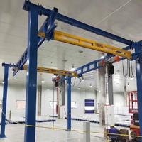 Grue de pont suspendu combinée flexible de pont aérien léger de l'approvisionnement direct d'usine 500Kg 2ton