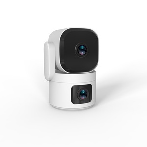 New Good Price ICsee App Indoor 360&deg; 4MP HD PT <strong>Camera</strong> Network Wireless Wifi Dual Lens 2 Screen <strong>Camera</strong> for Home Security - Product Image 1