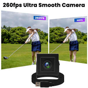 Elp Tốc Độ Cao Webcam 260/120/60fps USB Máy Ảnh 1080P Fisheye OV4689 UVC Cắm Chơi <span class=keywords><strong>PC</strong></span> USB Video <span class=keywords><strong>Camera</strong></span> Cho Chuyển Động Nhanh Phát Hiện - Product Image 2