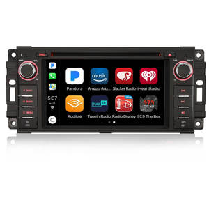<span class=keywords><strong>Autoradio</strong></span> stéréo pour Jeep Chrysler <span class=keywords><strong>Dodge</strong></span> ES6562J avec écran divisé, GPS intégré, Android 14, CarPlay sans fil, 4G, TPMS, DAB, DSP, 6,2 pouces - Product Image 1