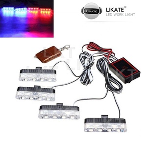 12V-24V điều khiển từ xa nhấp nháy xe tự động khẩn cấp lưới tản nhiệt nhấp nháy <span class=keywords><strong>LED</strong></span> cảnh báo nhấp nháy ánh sáng cho xe tải offroad ATV ánh sáng - Product Image 3