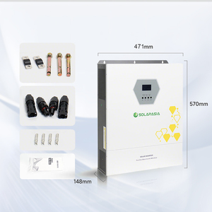 Solarasia 6.2kw 8.6kw 11kw Dual MPPT Híbrido, Sistema de Energía Solar Fuera de la Red, Conexión Paralela, Compatible con Funcionamiento sin Batería GD6248SMHB - Product Image 6
