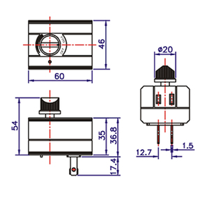 Interruptor de atenuación rotativo para lámparas de mesa, luz LED de suelo con enchufe estadounidense de 150W, 120VAC - Product Image 3