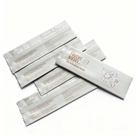 Sachets d'emballage personnalisés en plastique thermoscellable pour poudre de café, sachets mats en aluminium pour thé en vrac