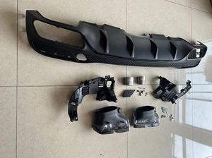 Difusor trasero con puntas de escape para <span class=keywords><strong>mercedes</strong></span>-benz clase <span class=keywords><strong>GLE</strong></span> W166, actualización a <span class=keywords><strong>AMG</strong></span> <span class=keywords><strong>GLE</strong></span> <span class=keywords><strong>63</strong></span> 2015-2019 - Product Image 3