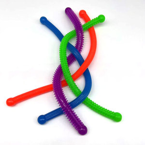 Vente flash - Jouet anti-stress en ficelle super extensible de 29 cm, couleur vive, design texturé - Product Image 1