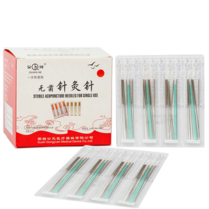 Wholesale Acupuncture Needles Sterile Disposable Agujas De Acupuntura Acupuncture Needles with Tube 1000pcs/Box