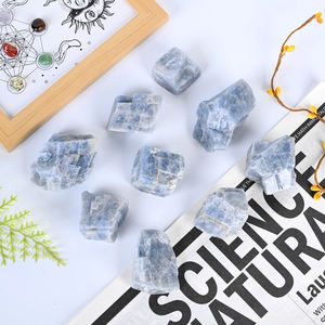 All'ingrosso pietra di cristallo <span class=keywords><strong>grezza</strong></span> naturale alla rinfusa pietra curativa <span class=keywords><strong>grezza</strong></span> <span class=keywords><strong>Calcite</strong></span> blu per la decorazione - Product Image 5