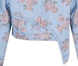 Asymmetric Design Jackets for Women <b>Enzyme</b> Blend Wash High Quality Jackets for Women - Product Image 5