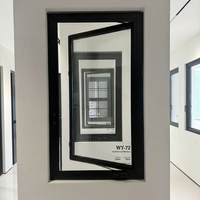 DERCHI Fenêtre d'appartement personnalisée, durable, design français moderne, isolation phonique, isolation murale, fenêtre anti-ouragan, cadre en aluminium