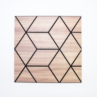 Panneaux acoustiques à lattes en MDF polyester Akupanels, matériau de construction moderne, insonorisation, décoration murale pour salon, écologique, intérieur