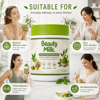 Poudre de lait de beauté au matcha japonais antioxydant, collagène, glutathion, protéines, thé vert, boisson instantanée en poudre
