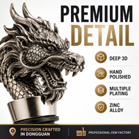 Bouchon de bouteille de vin en forme de tête de dragon, verseur en alliage de zinc, accessoire de bar, cadeau, OEM, ODM, souvenir promotionnel
