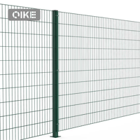 Allemagne enduit de poudre 868 656 double fil d'acier de zinc haute sécurité sécurité moderne industriel maison clôture portails matériel pour le jardin