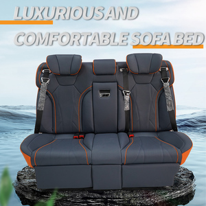 Mingao Lit de camping de luxe inclinable Siège de voiture arrière 3 places avec dossier électrique Siège fendu - Product Image 2