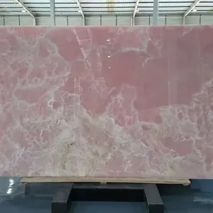 الوردي العقيق حجر ألواح بلاط الأرضيات ، الجدار الكسوة ، كونترتوب