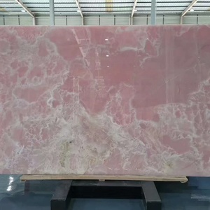 Rosa <span class=keywords><strong>onyx</strong></span> lastre di pietra per pavimento, parete clading, controsoffitto