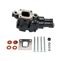 Proveedor de Escapes de Unión Seca OEM de Fábrica V6 V8, Escapes de Hierro Fundido XME 4309 Mercruiser de 4 Pulgadas, Compatible con 864309T02