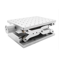 Positionnement de l'axe Z établi mobile en aluminium plate-forme élévatrice à ciseaux manuelle course 120MM pour Machine de marquage Laser