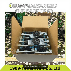 2025 New Xinye Galvanized Model 001 Resilient Isolation Clip Black Rubber Pad Fireproof Rustproof High Strength Easy - Product Image 2