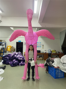Costume de <span class=keywords><strong>flamant</strong></span> de marche <span class=keywords><strong>gonflable</strong></span> à LED pour le carnaval - Product Image 2