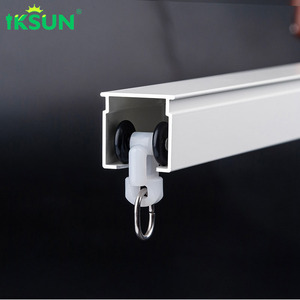 IKSUN 1 Set DIY Ceiling <b>Curtain</b> Rail Adjustable Extendable <b>Curtain</b> Poles Tracks - Product Image 5