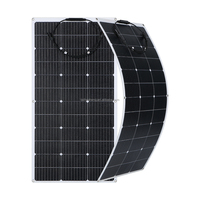 Panel Solar Flexible Monocristalino de Silicio de 100W para Uso Doméstico, para Ventanas