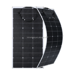 Module solaire souple monocristallin en silicium de 100 W pour usage domestique, panneau flexible pour fenêtres - Product Image 4
