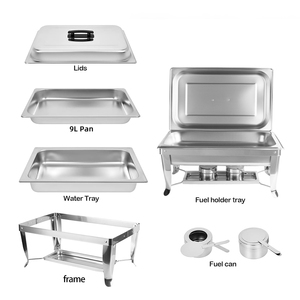 豪华酒店和婚礼餐饮设备火锅自助餐套装商务和社交活动派对食品保暖器 - Product Image 3