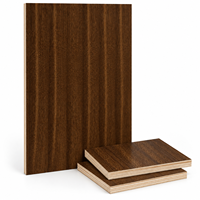 Contreplaqué Plaqué Chêne Espresso Foncé Qualité E0 1220x2440mm Panneau Peuplier Poncé Double Face pour Meubles d'Intérieur
