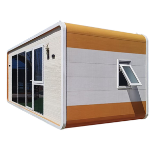 現代的な屋外プレハブ式モバイルキャビンオフィスポッドホーム、プレハブカプセルハウス（オフィスビル、学校、リビングルーム、寝室用） - Product Image 1