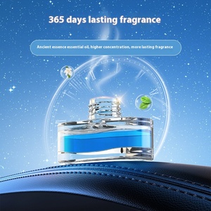 Diffuseur de parfum pour voiture miniature en métal liquide, clip de ventilation personnalisé, flacon de parfum vide, luxe, écologique, longue durée - Product Image 2