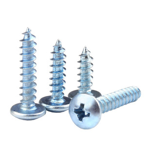 Factory Direct Supply Blue Zinc M4 <b>M5</b> M6 Steel Self Tapping <b>Screws</b> Truss Head Mushroom for Wood Metric Measurement System - Product Image 4