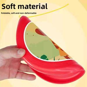<span class=keywords><strong>Disque</strong></span> volant souple de dessin animé en gros pour enfants de 0 à 24 mois, jouet d'extérieur pour la maternelle, emballage en sac OPP - Product Image 2