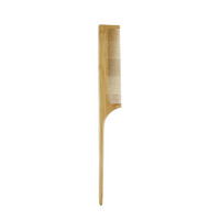 Ensemble de brosses et peignes en bambou pour femmes et hommes cheveux épais, fins, bouclés, droits, secs ou humides