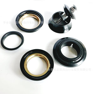 Mountain Bike Headset 44mm Locking <b>Beaded</b> Bowl <b>Set</b> Durable for Machined Black Handlebar Clamp 28.1-29.5mm Steerer 31.8mm Made - Product Image 3