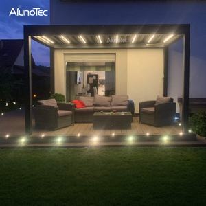 Alphalunotec — <span class=keywords><strong>Pergola</strong></span> électrique étanche, lame de perche, <span class=keywords><strong>toit</strong></span> deux cellules, <span class=keywords><strong>avec</strong></span> moteur IP65, pour l'extérieur - Product Image 6