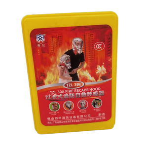 Haute qualité 30Minutes 40Minutes <span class=keywords><strong>masque</strong></span> de fumée d'évacuation d'incendie sécurité <span class=keywords><strong>pompier</strong></span> cagoule hotte d'évacuation d'urgence <span class=keywords><strong>masque</strong></span> à gaz à oxygène - Product Image 1