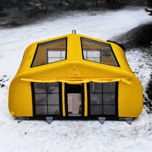 Mùa đông glamping không khí Inflatable ngoài trời cắm trại lều với bếp để bán - Product Image 1