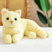 Offres Spéciales poupées en peluche chat délicat mignon enfants accompagnent chaton jouets en peluche cadeau d'anniversaire enfant