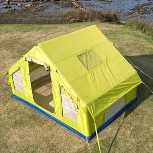 Tente de camping familiale arabe gonflable de luxe Tulus pour 5 à 8 personnes, en Oxford, imperméable et coupe-vent, pour l'été, avec une chambre - Product Image 2