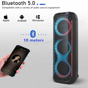 3*8 inch TWS ngoài trời Rod âm thanh có thể sạc lại hoạt động không dây Đảng <span class=keywords><strong>Disco</strong></span> BT hộp loa với ánh sáng <span class=keywords><strong>LED</strong></span> - Product Image 2