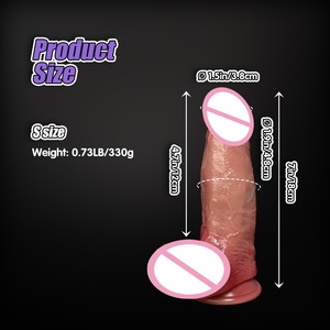 Produit phare en Europe et en Amérique : Godemiché de simulation pénienne pour masturbation féminine, doux, réglable, à forte aspiration - Product Image 2