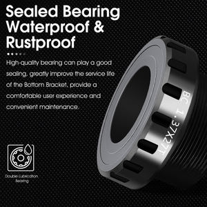 Ansjs — support de fond creux pour vtt, 68-73mm, ensemble d'accessoires pour vélo, pédalier étanche, pièces pour axe, nouvelle collection - Product Image 3
